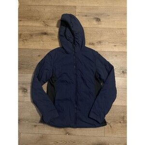 Flylow Womens Blue Full Zip Prima Loft Hooded Outdoor Jacket Size Medium